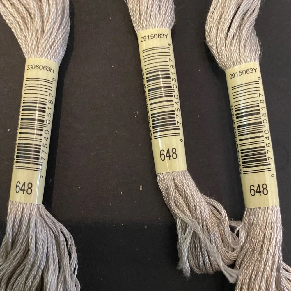 DMC Embroidery Floss In Grey New